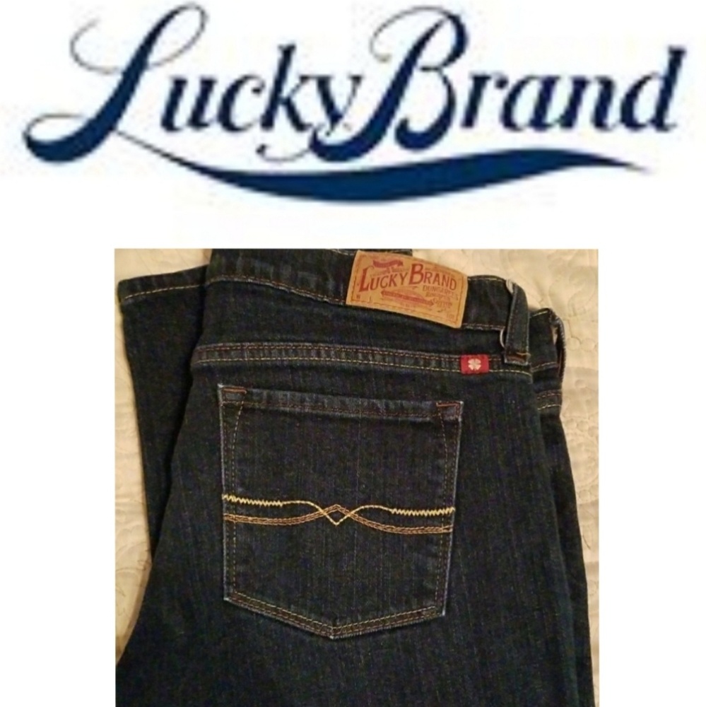 EUC Lucky Brand straight leg jeans